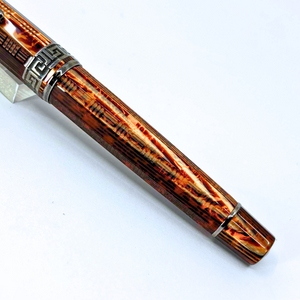 ASC Gladiator Medio Bespoke 2025 Arco Bronze Guilloche Black Ruthenium Trim Fountain Pen