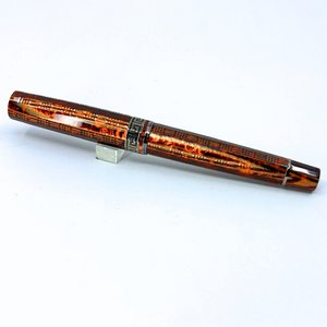 ASC Gladiator Medio Bespoke 2025 Arco Bronze Guilloche Black Ruthenium Trim Fountain Pen