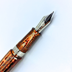 ASC Gladiator Medio Bespoke 2025 Arco Bronze Guilloche Rhodium Trim Fountain Pen