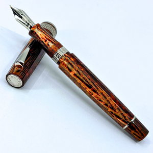 ASC Gladiator Medio Bespoke 2025 Arco Bronze Guilloche Rhodium Trim Fountain Pen