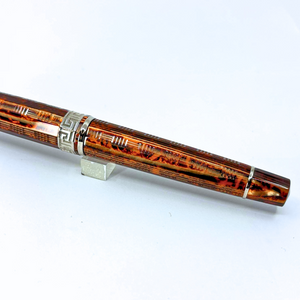 ASC Gladiator Medio Bespoke 2025 Arco Bronze Guilloche Rhodium Trim Fountain Pen