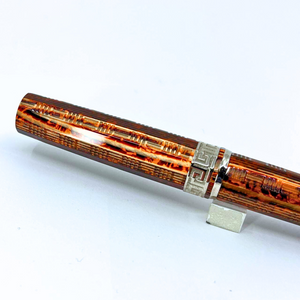 ASC Gladiator Medio Bespoke 2025 Arco Bronze Guilloche Rhodium Trim Fountain Pen