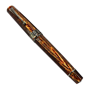 ASC Gladiator Medio Bespoke 2025 Arco Bronze Guilloche Black Ruthenium Trim Fountain Pen