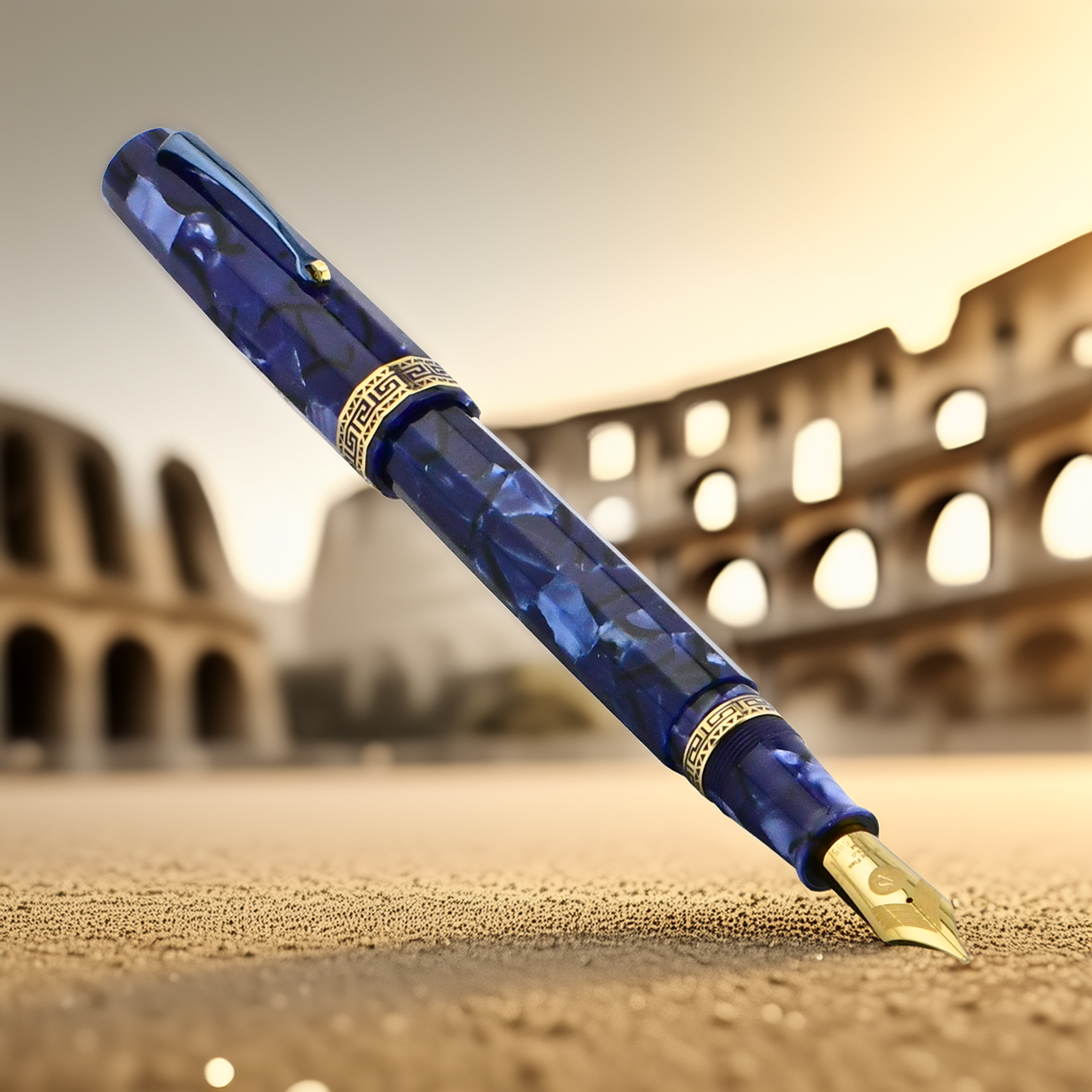 Armando Simoni Club Gran Gladiator Blue La Royale Fountain Pen Collection