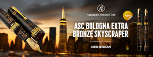 ASC Bologna Extra Bronze Skyscraper Fountain Pen 